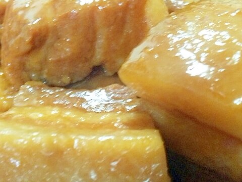 お鍋で作る★トロトロの豚の角煮（味噌味）